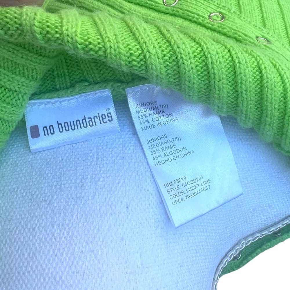 Y2k No Boundaries Snap Button Sweater - image 5